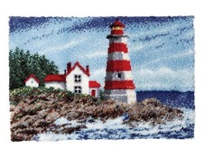 Large Lighthouse Sea Scene