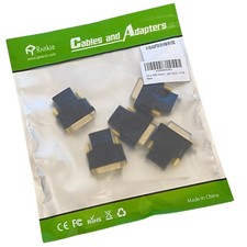HDMI to DVI Adapter Bi-Directional Male DVI-D Dual Link to Female HDMI - 5 Pack