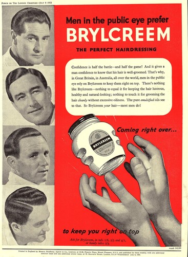 1953 advert for brylcreem - 1953,