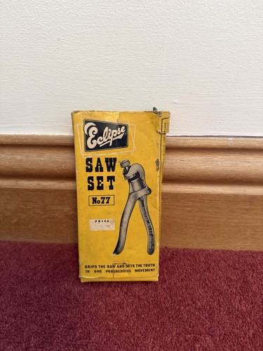 Vintage eclipse saw set - vintage, no.77
