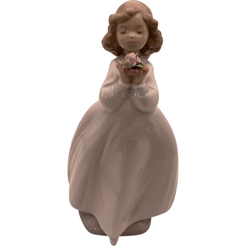 Nao lladró porcelain flower - lladró,