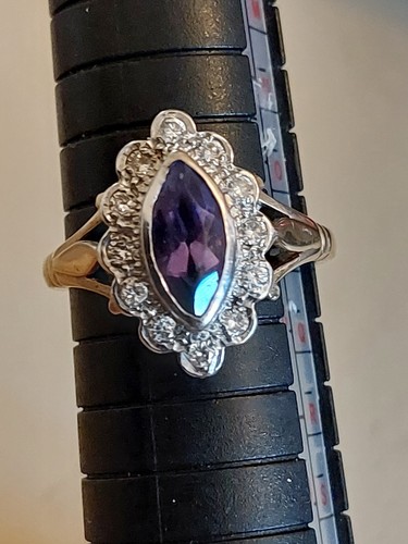 Vintage 9ct gold ring - vintage, with