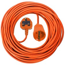 Power Cable Plug for CHALLENGE ME1030M ME1031M Lawnmower 10m or 20m 