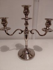 John Lewis 3 Arm Aluminium Candelabra Candle Holder