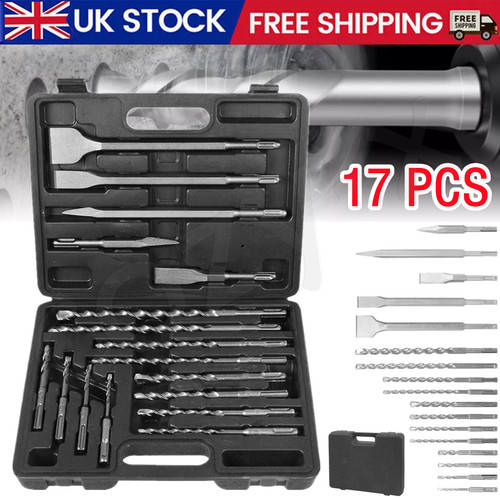 17pc sds plus rotary hammer - 17pc,