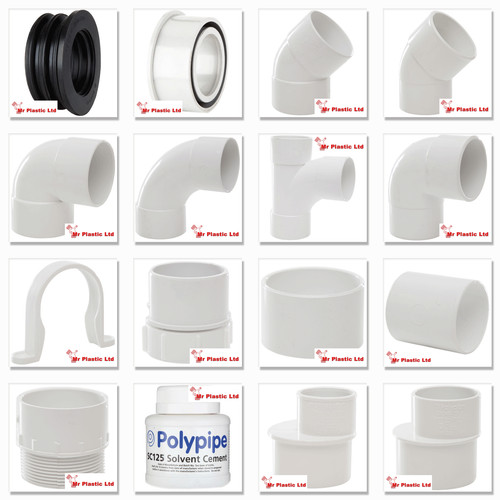 Polypipe 50mm solvent weld - solvent,