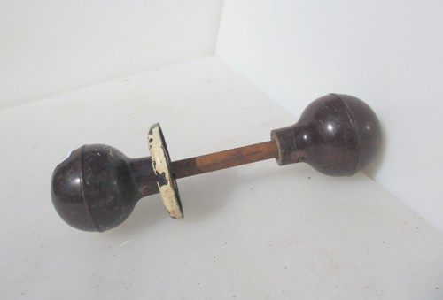 Vintage bakelite door knobs - bakelite,
