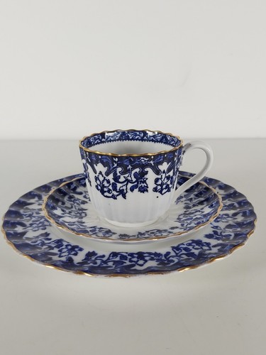 Antique blue and white spode - and,