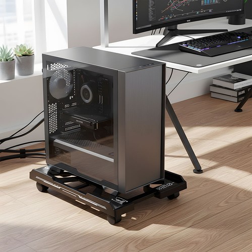 Adjustable tower stand on - stand,