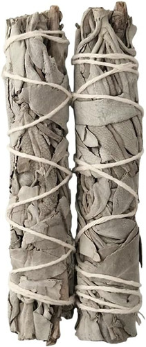 Slimline white sage smudge - white,