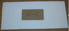 NIGHT STORAGE HEATER FRONT INSULATION INNER PANELS  FIREPROOF INSULATION 38"x16"