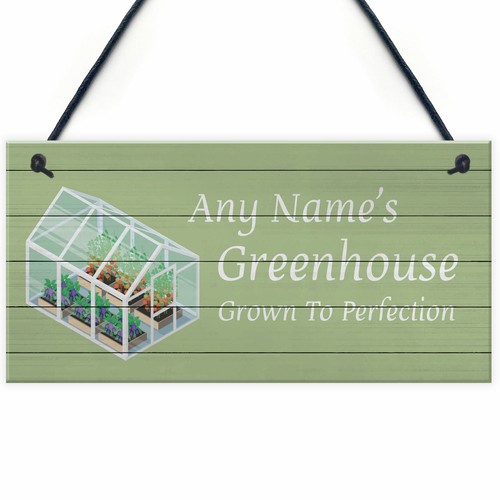 Novelty greenhouse sign - greenhouse,