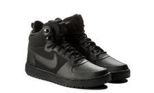 AA0547-002 Nike Court Borough Mid Black Men's Shoes Sneakers Winter