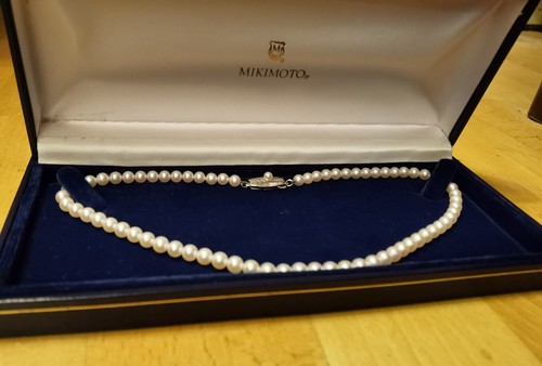 Mikimoto akoya pearl necklace - mikimoto,