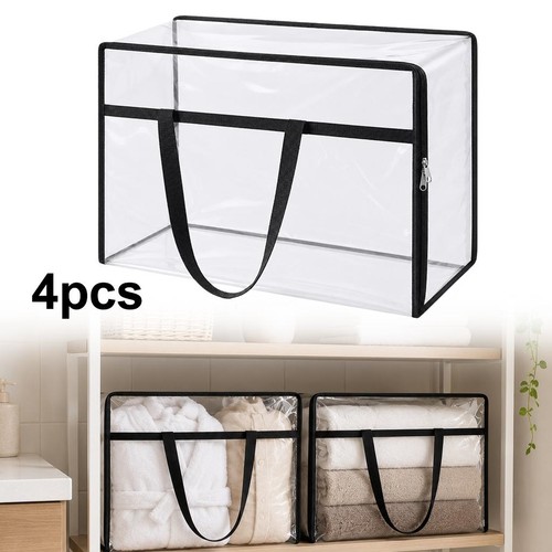 4pcs clear pvc - 4pcs, zipped