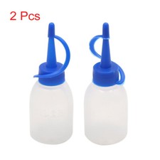 2pcs Universal Straight Beak Squeeze Oil Bottle Industrial Dispensing Tool