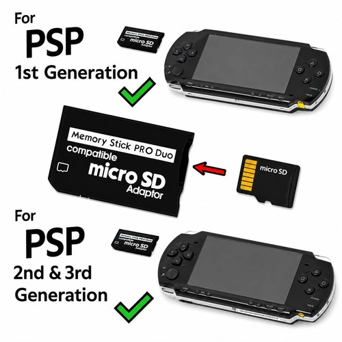 Psp card adapter for sony - psp,