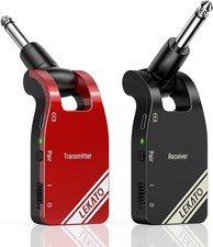 LEKATO Wireless Guitar System 2.4GHz Electric Guitar Transmitter Receiver WS-10