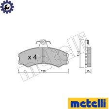 BRAKE PAD SET DISC BRAKE 22-0031-1 FOR IVECO MASSIF/Station/Wagon/Single/Cab
