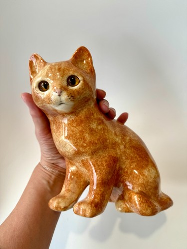 Sitting winstanley ginger cat - sitting,