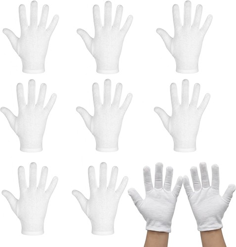 Pairs white gloves - 4,