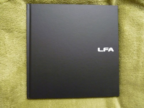 2009 lexus lfa hardcover - lexus,