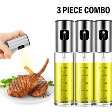 3-Pack  Glass Olive Oil Spray