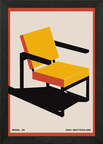 Bauhaus chair poster - chair, print