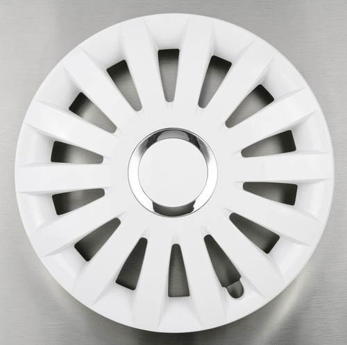 White wheel trims hub - wheel,