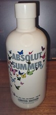ABSOLUT SUMMER vodka 700ml bottle cover case skin butterflies limited edition