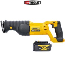 DeWalt DCS380N 18V XR Reciprocating Saw Sabre Saw With 1 x DCB182 4.0Ah Battery