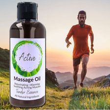 Sports Massage Oil Muscle Rub Soothing Exercise Full Body Relaxing Tension Aches