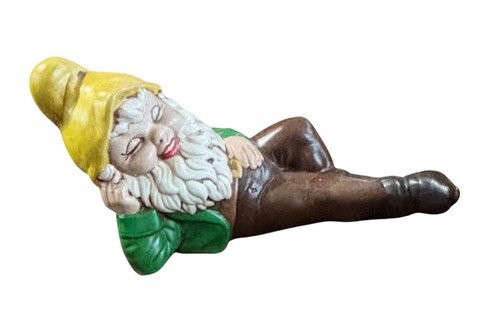 Vintage 70s garden gnome hand - garden,