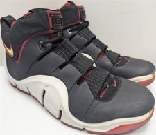 NIKE LEBRON 4 BLACK/RED