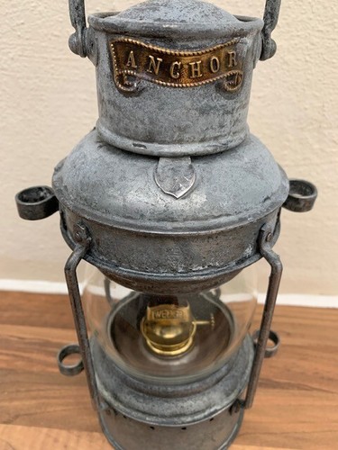 Vintage ships light - light., boat