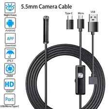 3 in 1 USB Type C Endoscope Borescope Snake Inspection Camera  Phone Android 5M