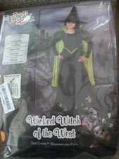 Rubies Wizard Of Oz Wicked Witch Of The West Childs Costume Size Medium Ages 5-7