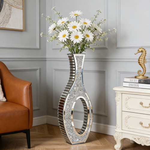 Luvodi tall floor vase - tall, crushed