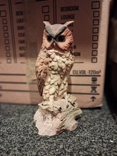 Vintage Style Leonardo Collection Owl Figurine Resin Ornament