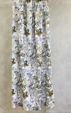Floral Curtains / 100% Cotton / Botanical Chelsea Flowers / Lined 170cm Drop