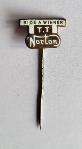 Vintage enamel norton ride - norton, a