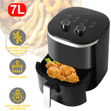 7L Air Fryer transparent New Large Capacity Touch Screen Multifunction mini oven