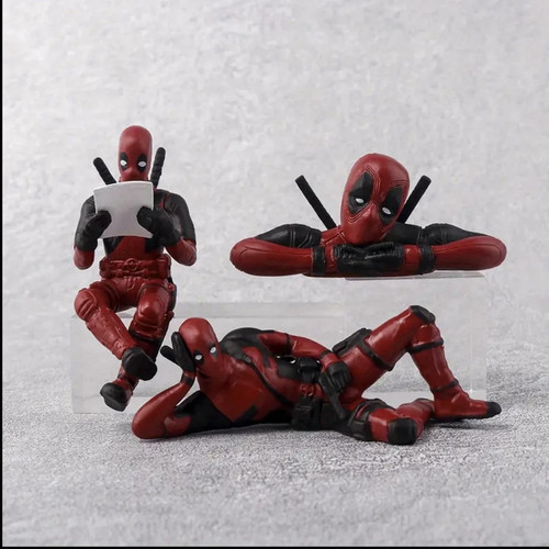 3pcs deadpool action - deadpool,