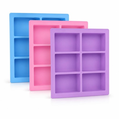 Pack rectangle silicone soap - pack,