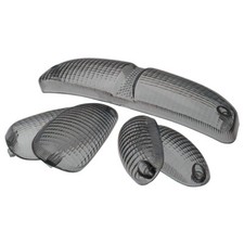 Kit Vetri Gemme Frecce Stop Fumè Nero PIAGGIO 50 TYPHOON 2T 1993-2025