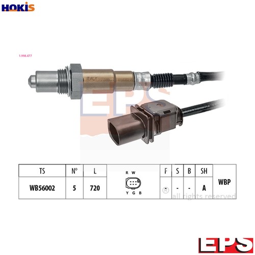 Lambda sensor 998 - 1.998.477, for