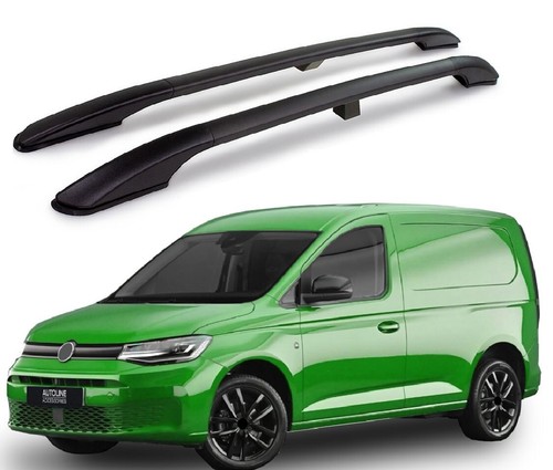 Black aluminium roof rack bars - aluminium,