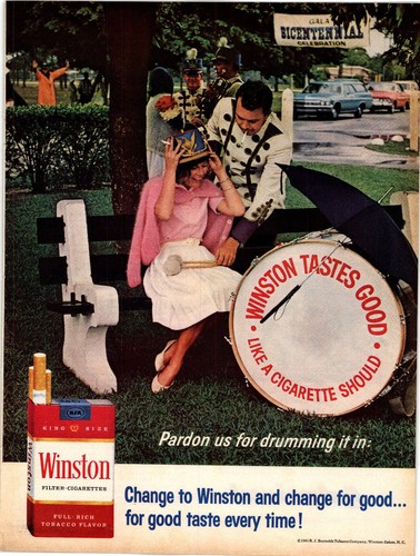 Winston cigarettes 1965 - cigarettes,