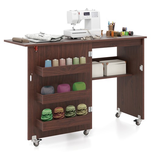 Folding sewing table - folding,