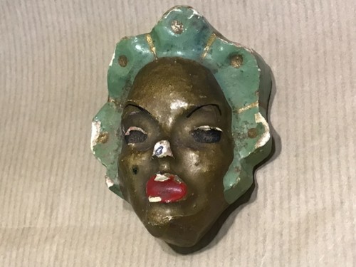 Rare art deco painted - art,